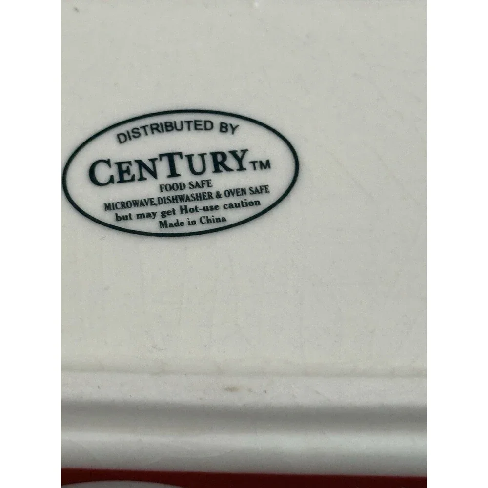 Century Mini Bread Loaf Pans Baking Stoneware Dishes - Christmas Snowmen